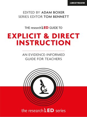 cover image of The researchED Guide to Explicit and Direct Instruction